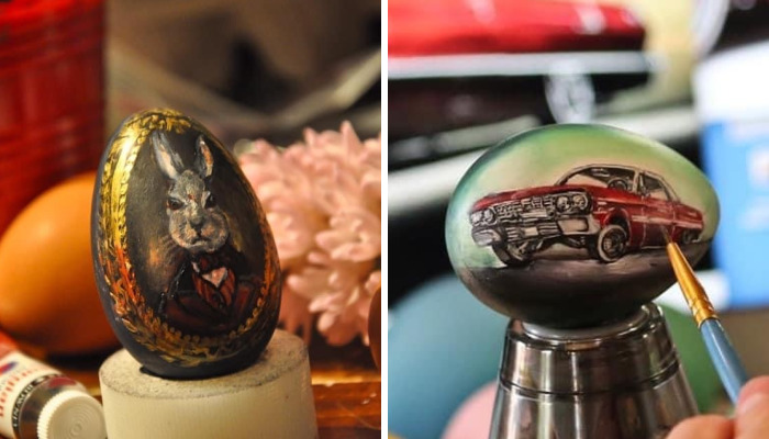 Hand Painted Easter Eggs