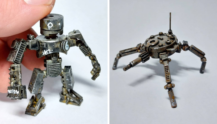 I Build Tiny Things From Recycled Materials