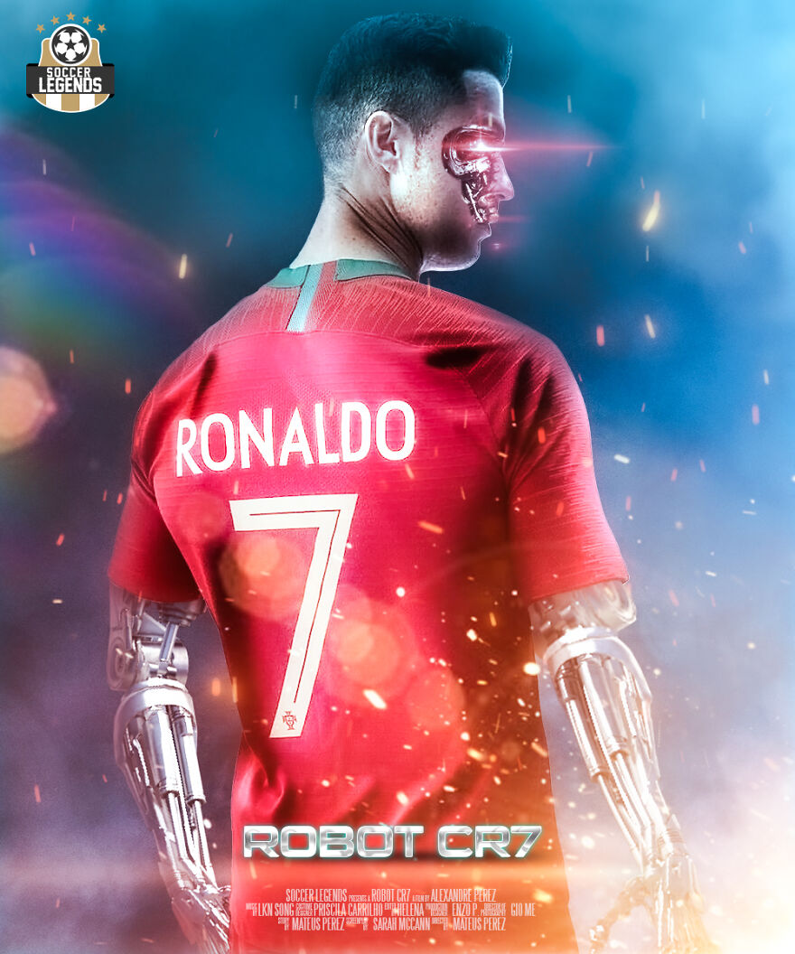 I Created 40 Posters For Legendary Soccer Players