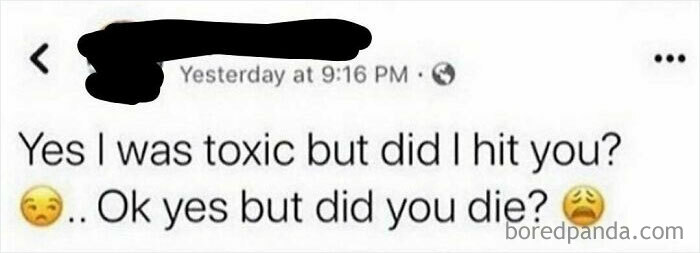 Okay, Thats Not Toxic At All