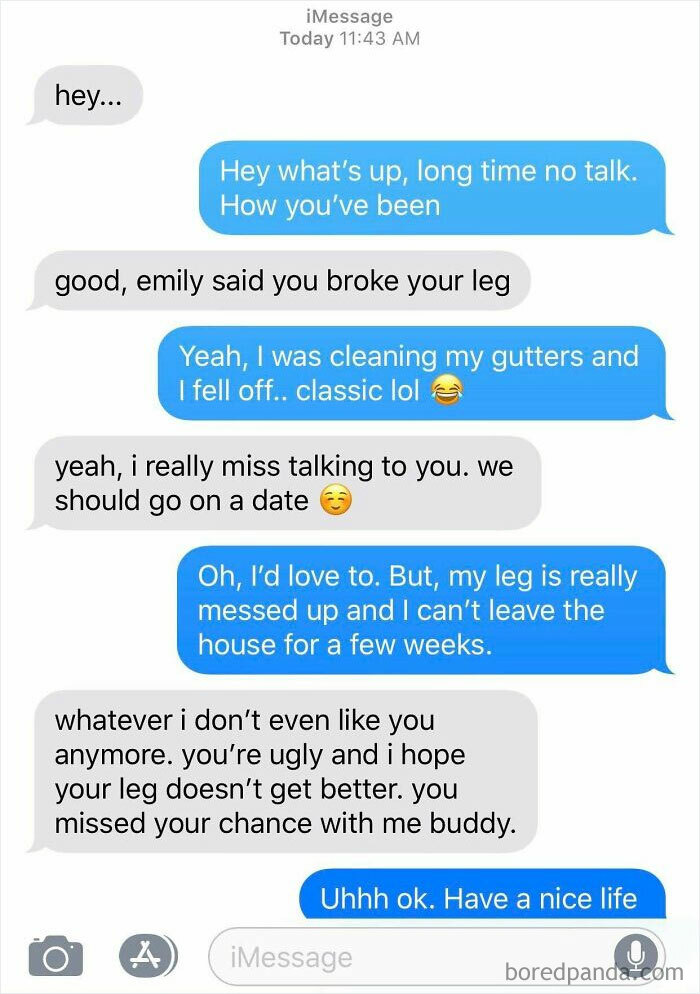 So I Broke My Leg, And She Wanted To Go On A Date....