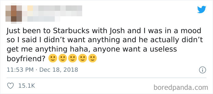 The "I Don't Want Anything" Classic