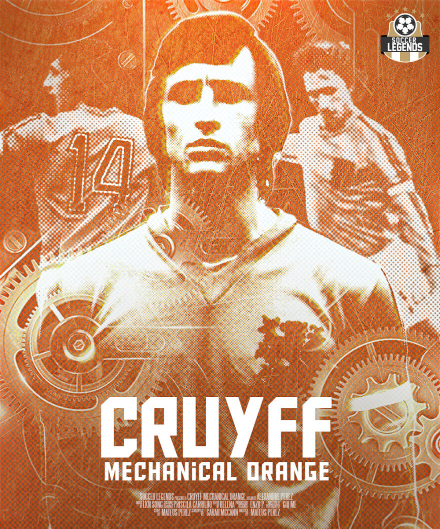 I Created 40 Posters For Legendary Soccer Players