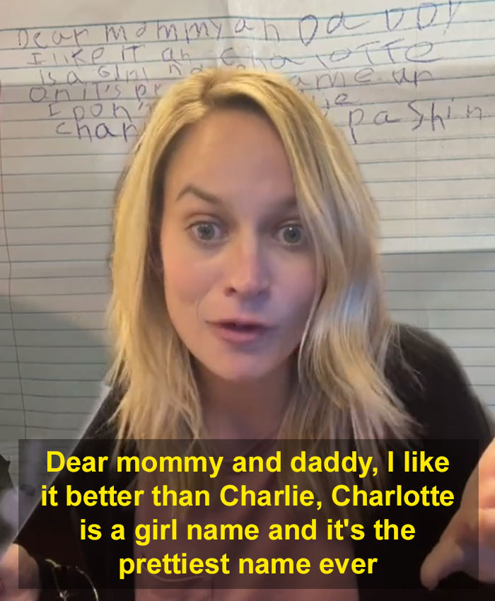 5 Y.O. Girl Wrote Parents A Persuasive Letter Demanding They Change Her Name 5 Y.O. Girl Wrote Parents A Persuasive Letter Demanding They Change Her Name