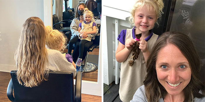 Today I Chopped Off 8” Of Hair To Donate