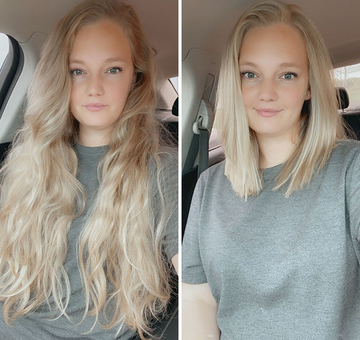 So I Cut Enough To Donate My Hair. I Really Needed A Change