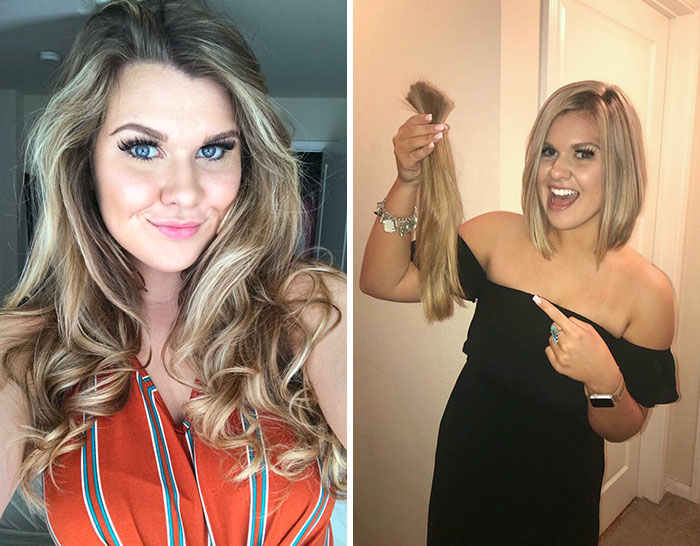 Last Week vs. This Week. Wow. Donate Your Hair, People - Best Choice I’ve Ever Made