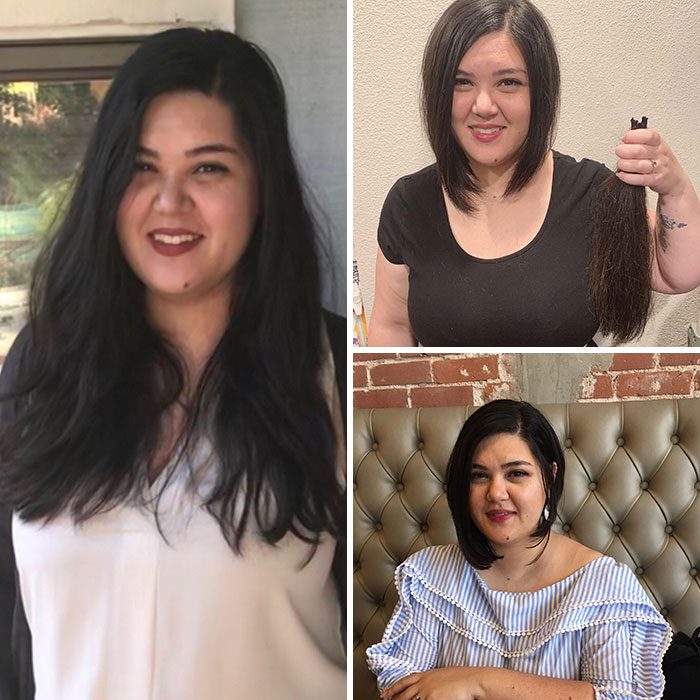 Ended Up Cutting Of 13” To Donate And Getting An Asymmetrical Bob