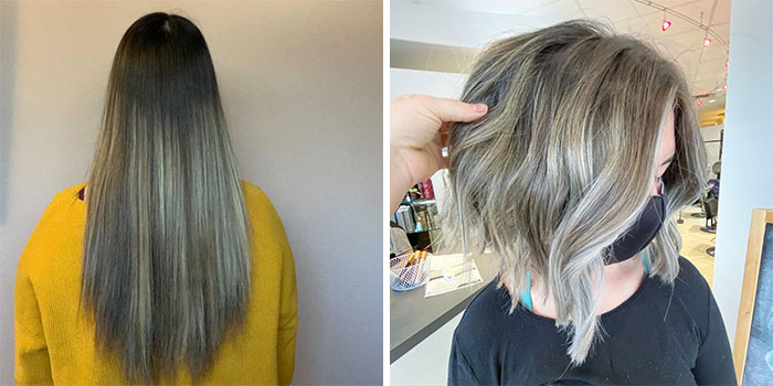 This Girl Donated All Her Hair That We Chopped Off