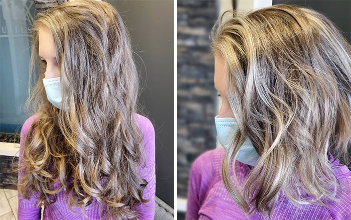 Such A Beautiful Donation To Wigs For Kids! All Natural, Healthy Long Locks