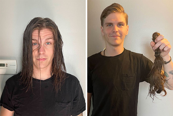 Donated 10 Inches Of Hair After Almost 2 Years Of Growing It