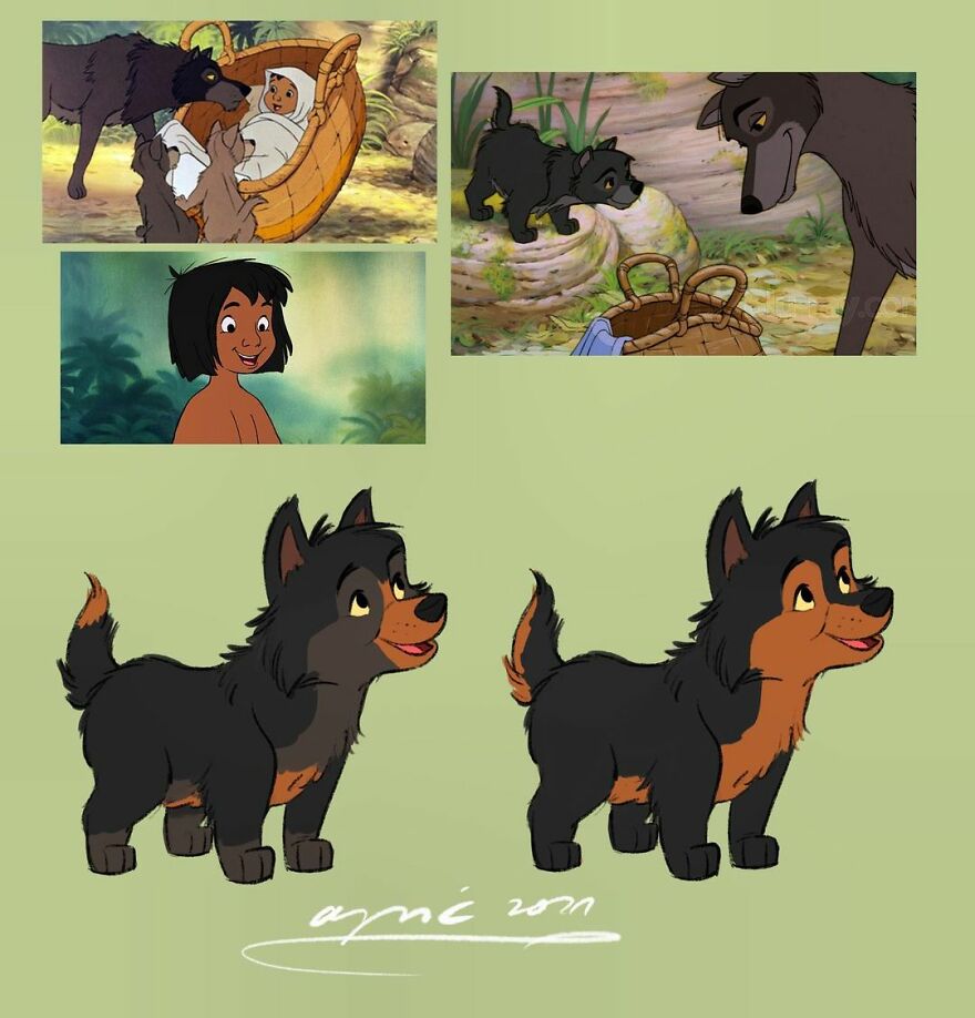 Mowgli As A Wolf