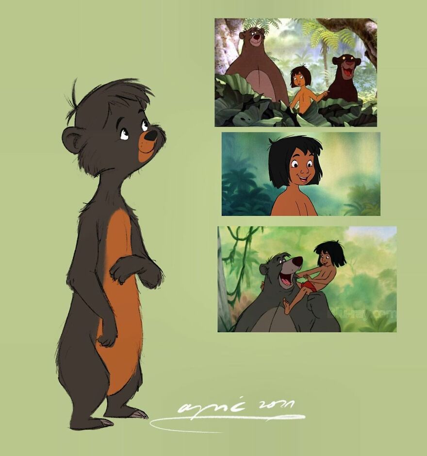 Mowgli As A Bear