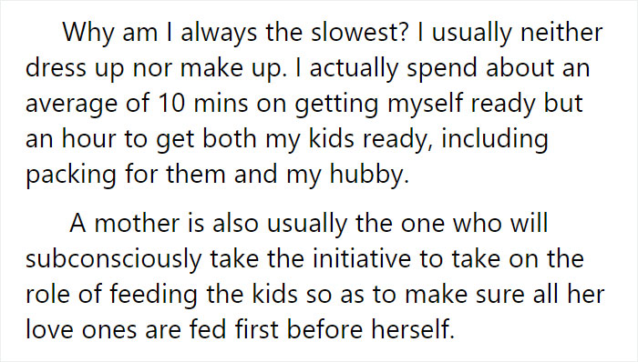 Woman Shares How Moms Finish Eating Last Due To The Additional Work They Have To Do After Seeing This Husband Get Fed Up Woman Shares How Moms Finish Eating Last Due To The Additional Work They Have To Do After Seeing This Husband Get Fed Up