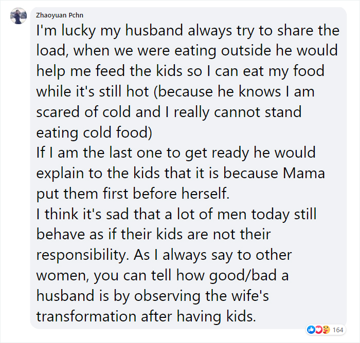 Woman Shares How Moms Finish Eating Last Due To The Additional Work They Have To Do After Seeing This Husband Get Fed Up Woman Shares How Moms Finish Eating Last Due To The Additional Work They Have To Do After Seeing This Husband Get Fed Up