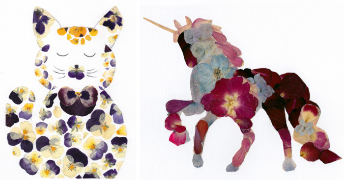 I Make Artwork From Real Pressed Flowers