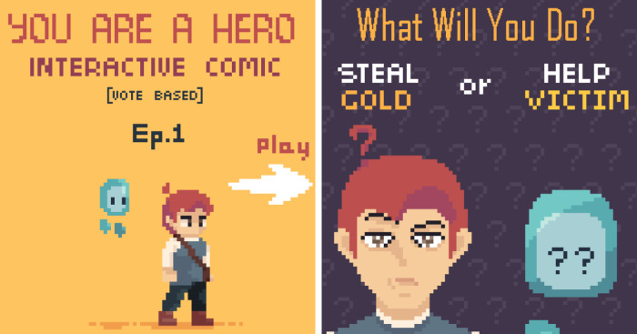 I Created An Interactive Comic Where You Are The Hero