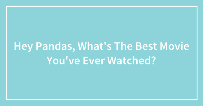 Hey Pandas, What’s The Best Movie You’ve Ever Watched? (Closed)