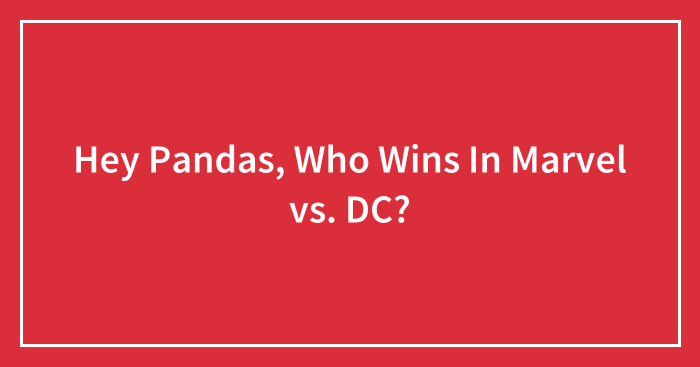 Hey Pandas, Who Wins In Marvel vs. DC? (Closed)