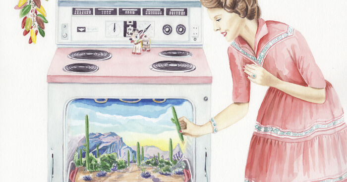 My Retro-Themed Drawings