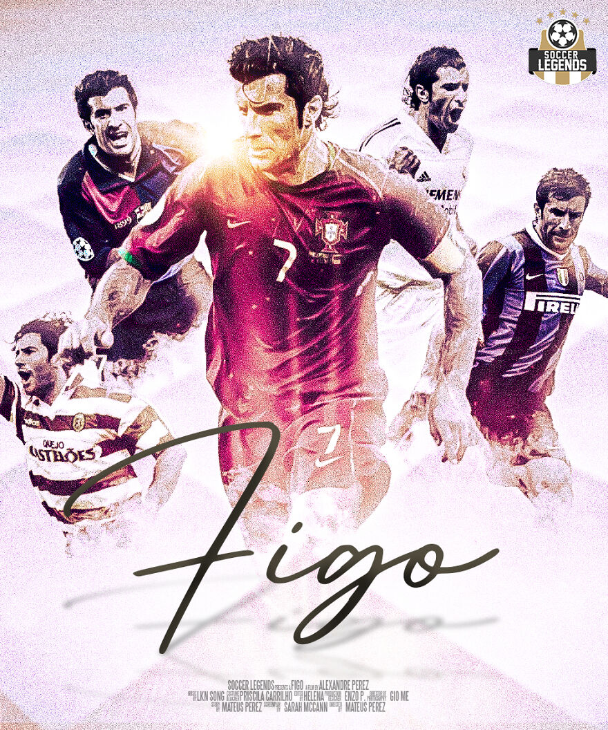 I Created 40 Posters For Legendary Soccer Players