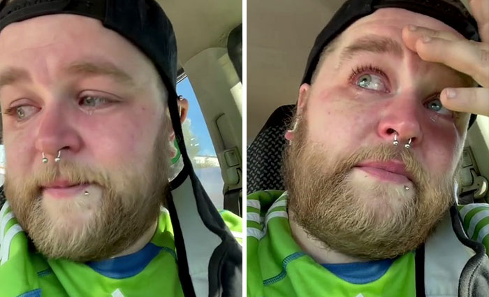 Struggling Uber Eats Driver Asks Customers To Leave Tips