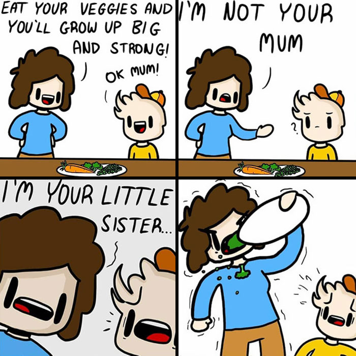 This Artist Creates Dark, Funny, And Unexpected Comics (35 Pics)