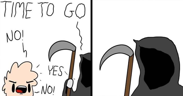 This Artist Creates Dark, Funny, And Unexpected Comics (35 Pics)