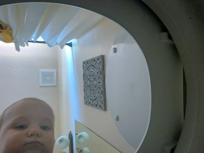 We Found My Wife’s Phone In The Toilet Yesterday. We Weren’t Sure Which Of Our Three Kids Put It There Until My Wife Scrolled Through Her Pictures Today