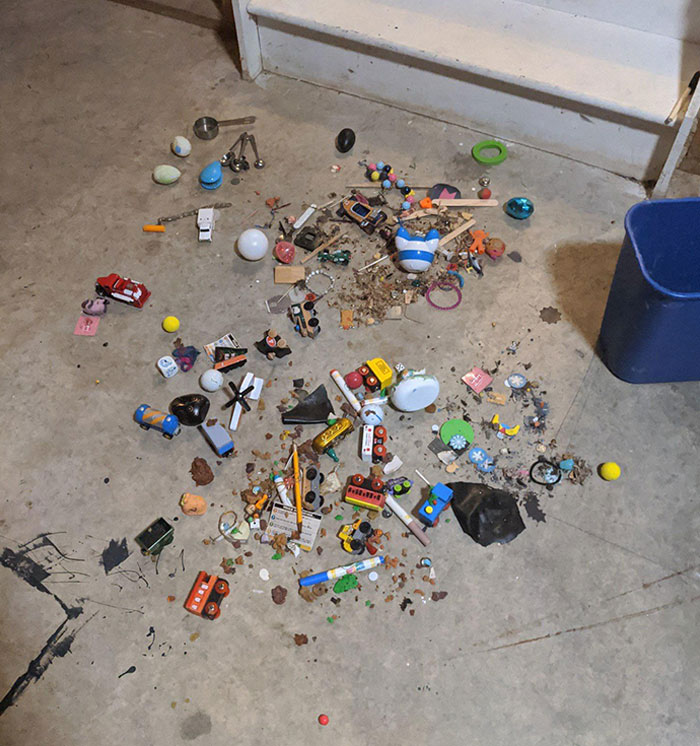 All The Stuff My Son Has Put Down The Air Conditioning Vent In The Last 6 Years