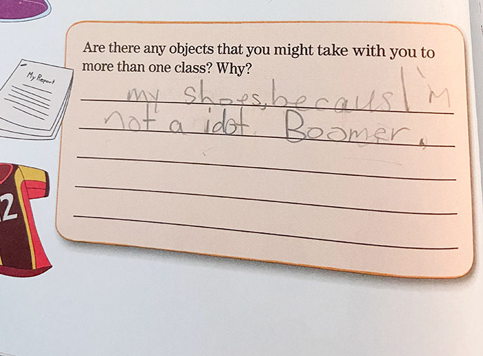 Homeschool Is Going Well