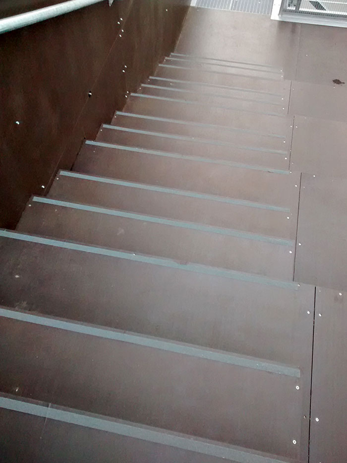 Every 4th Step Is Slightly Longer Than The Others, Making You Almost Stumble Down