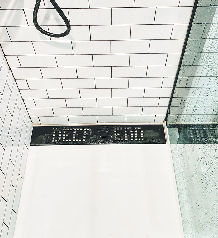 This Shower Grate In My Hotel Bathroom