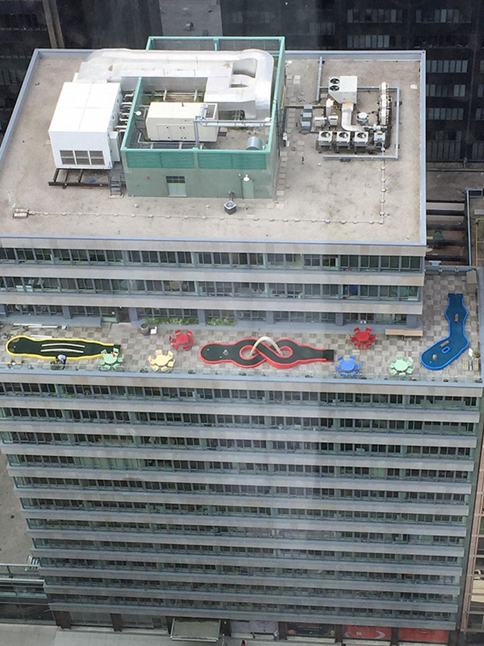 The Building Next To My Hotel Has A Mini Golf Course On The Roof