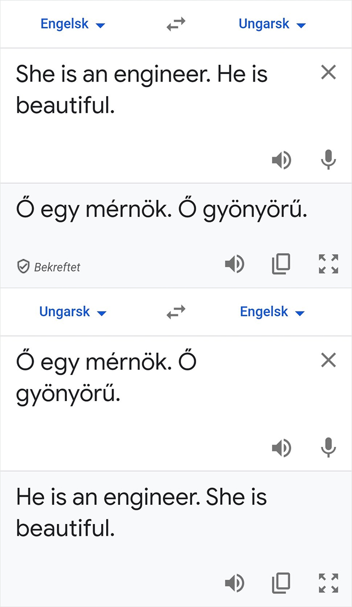 People Tested How Google Translates From Gender Neutral Languages And Shared The "Sexist" Results People Tested How Google Translates From Gender Neutral Languages And Shared The "Sexist" Results