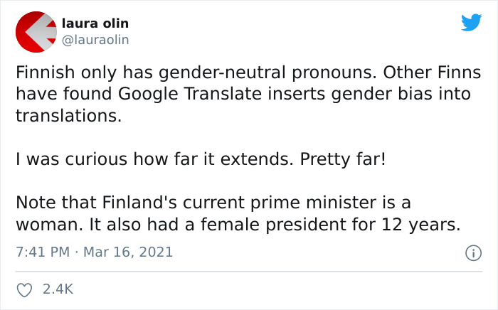 People Tested How Google Translates From Gender Neutral Languages And Shared The "Sexist" Results People Tested How Google Translates From Gender Neutral Languages And Shared The "Sexist" Results