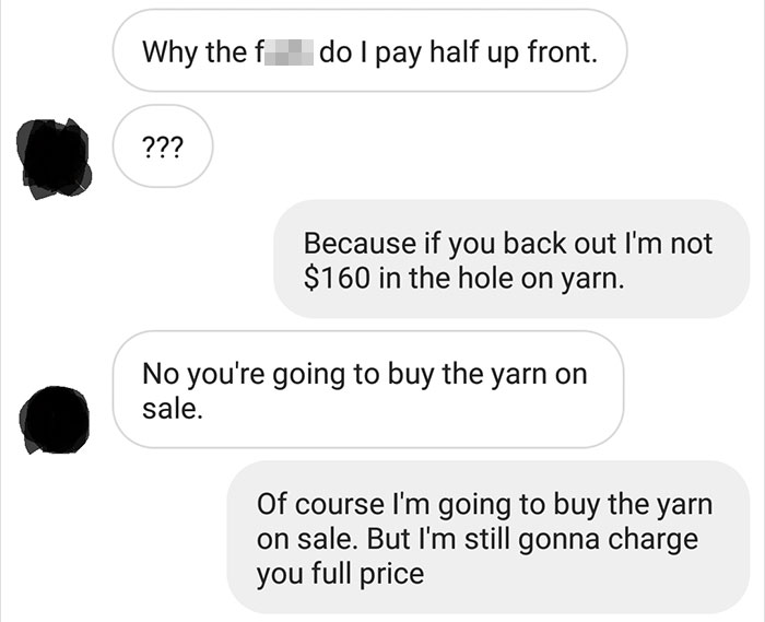 Person Shares How She Shut Down This Annoying Choosing Beggar Who Wanted To Pay $15 For A $400 Blanket Person Shares How She Shut Down This Annoying Choosing Beggar Who Wanted To Pay $15 For A $400 Blanket