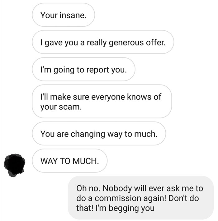 Person Shares How She Shut Down This Annoying Choosing Beggar Who Wanted To Pay $15 For A $400 Blanket Person Shares How She Shut Down This Annoying Choosing Beggar Who Wanted To Pay $15 For A $400 Blanket
