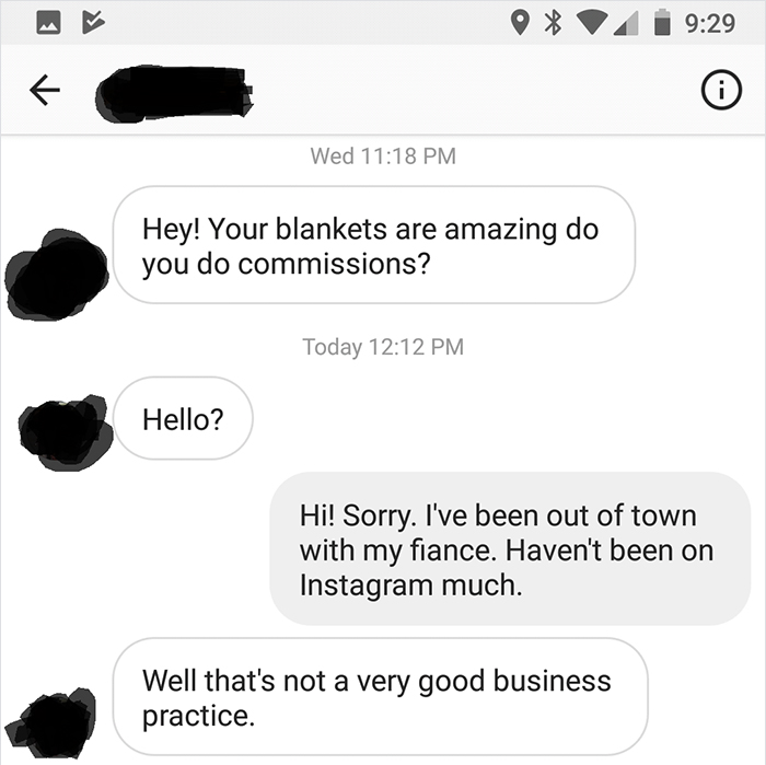 Person Shares How She Shut Down This Annoying Choosing Beggar Who Wanted To Pay $15 For A $400 Blanket