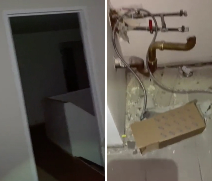 Woman Discovers A Hole Behind Her Bathroom Mirror - Decides To Go In And Finds An Entire Apartment Woman Discovers A Hole Behind Her Bathroom Mirror - Decides To Go In And Finds An Entire Apartment