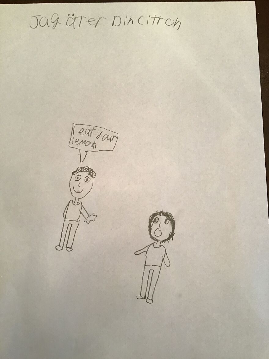 I Draw The Weirdest Sentences I Get On Duolingo I Draw The Weirdest Sentences I Get On Duolingo