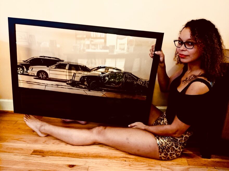 This Picture Is Hand Cut From A Single Sheet Of Black Paper Using An X-Acro. Insta: @rosaleff