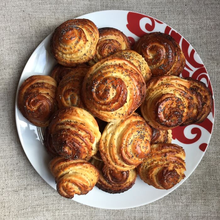 Lemon Zest-Coconut And Poppy Seed Swirls.
