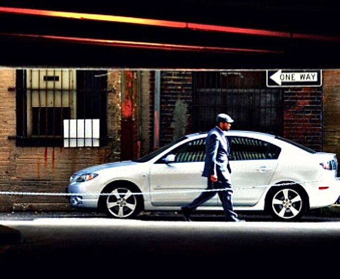 A Sharp Dressed Man Walking The One Way Wrong. Birmingham, Alabama