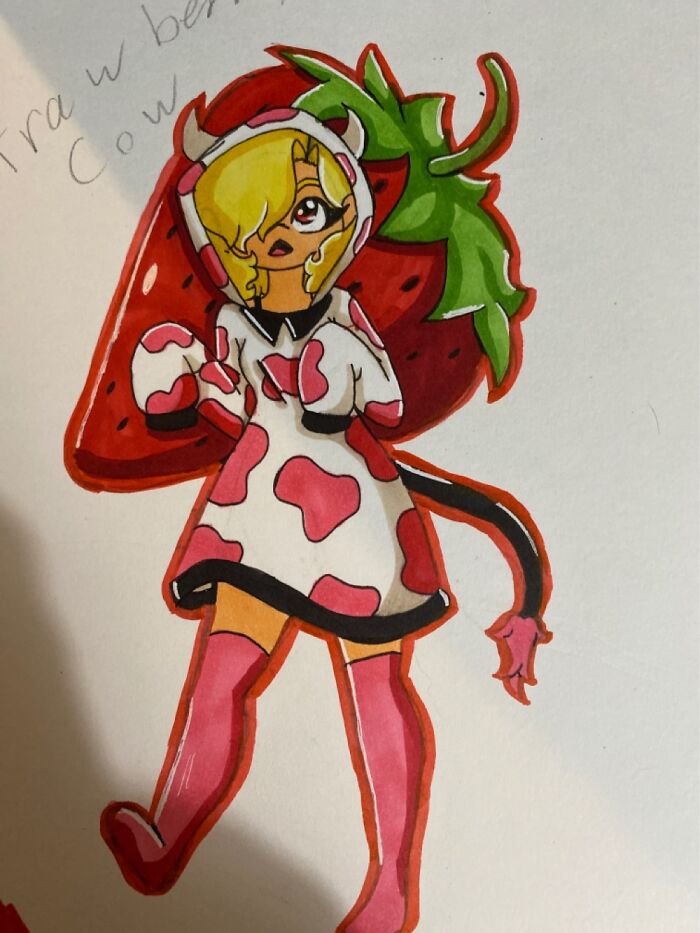 I Was Inspired By An Old Tiktok Art Trend When I Drew This. I Never Posted It Though