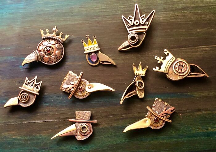 The First Series I Started During The Pandemic Are These Corona Plague Doctors (Brooches)