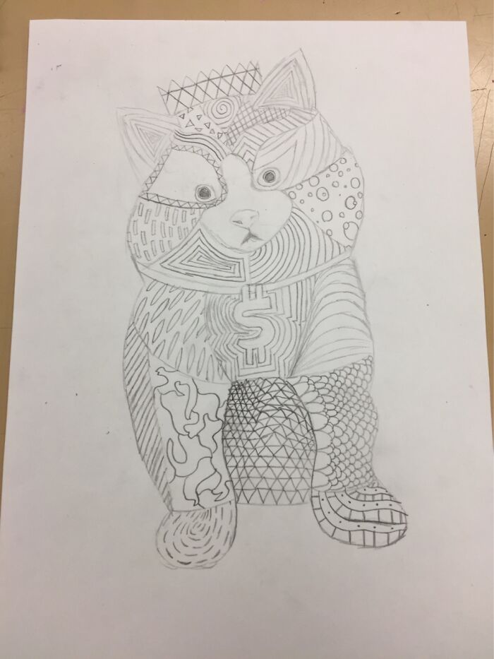 Drew This For An Art Assessment Last Year - I Also Painted It