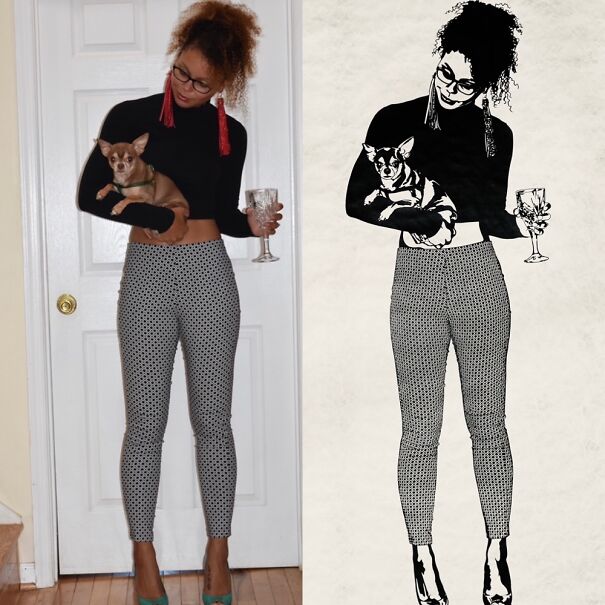 I Cut This Life Size Self Portrait Out Of Black Tyvek Using A Knife. Insta @rosaleff