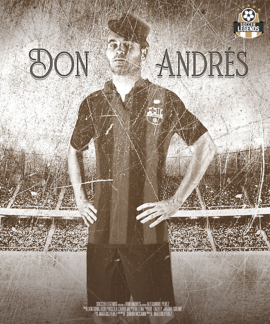I Created 40 Posters For Legendary Soccer Players