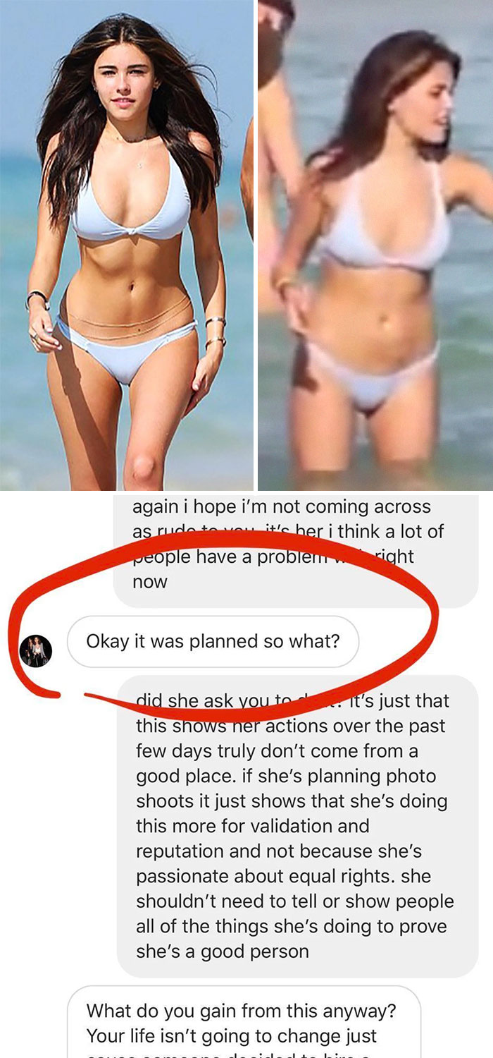Hiring Fake Paparazzi To Publish Photos Where Her Body Is Edited